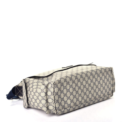 Gucci GG Plus Monogram Messenger Diaper Bag Navy 4 of 12