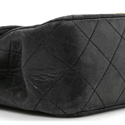Chanel Lambskin Quilted Small Double Flap Black 8 of 9