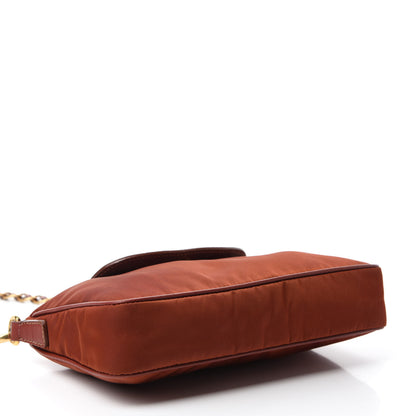 Prada Tessuto Nylon Saffiano Crossbody Bag Bacca 4 of 13