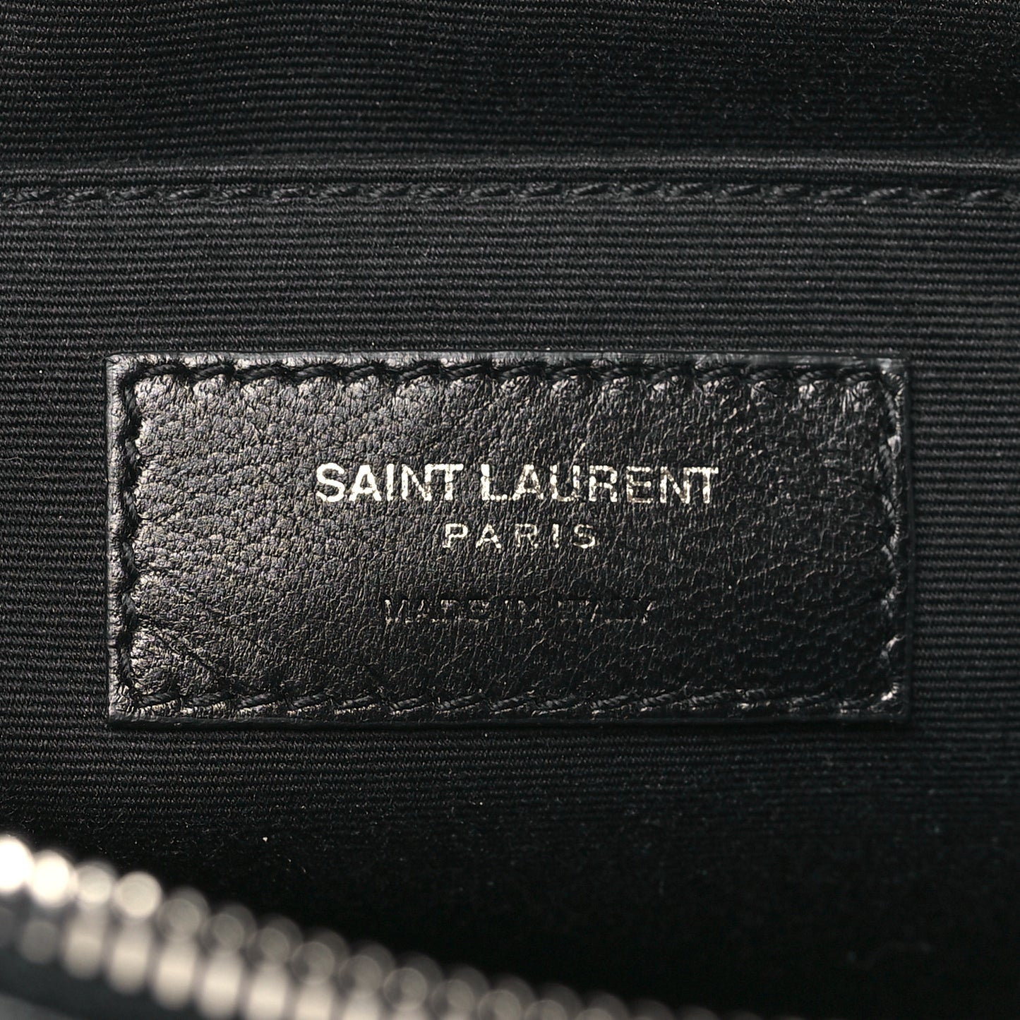 Lambskin Monogram Small Lou Camera Bag Black