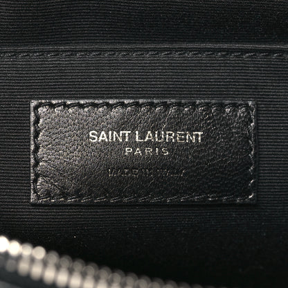 Saint Laurent Lambskin Monogram Small Lou Camera Bag Black 6 of 10