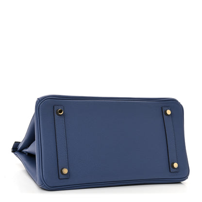 Hermes Togo Birkin 30 Bleu Brighton 4 of 11