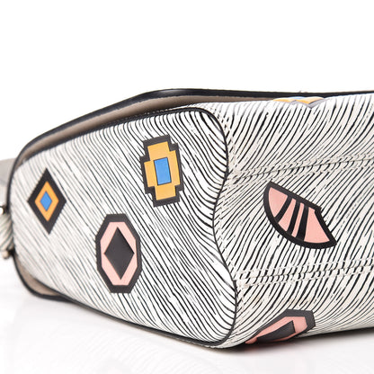 Louis Vuitton Epi Azteque Twist Shoulder Bag MM White 6 of 9