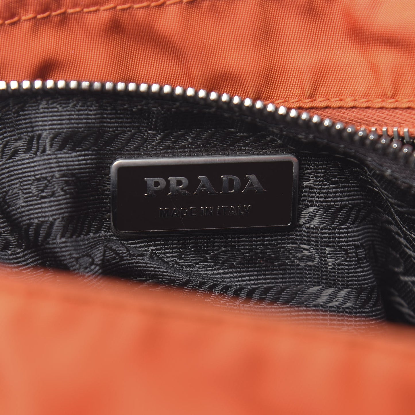 Nylon Vela Flat Messenger Bag Papaya