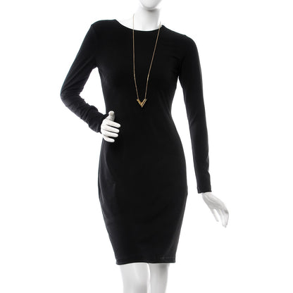 Louis Vuitton Large Essential V Necklace Gold 2 of 7