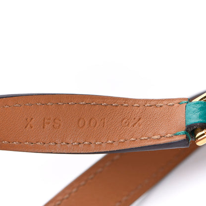 Hermes Epsom Rivale Double Tour Bracelet XS Bleu Paon 5 of 6