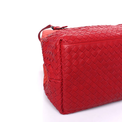 Bottega Veneta Nappa Intrecciato Medium Flow Wave Tote Orange Red 8 of 9