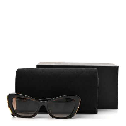 Chanel Acetate Pearl Cat Eye CC Sunglasses 5481-H-A Tortoise 8 of 8