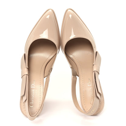 Christian Dior Patent Calfskin Sweet-D Slingback 105mm Pumps 39 Chair 2 of 11