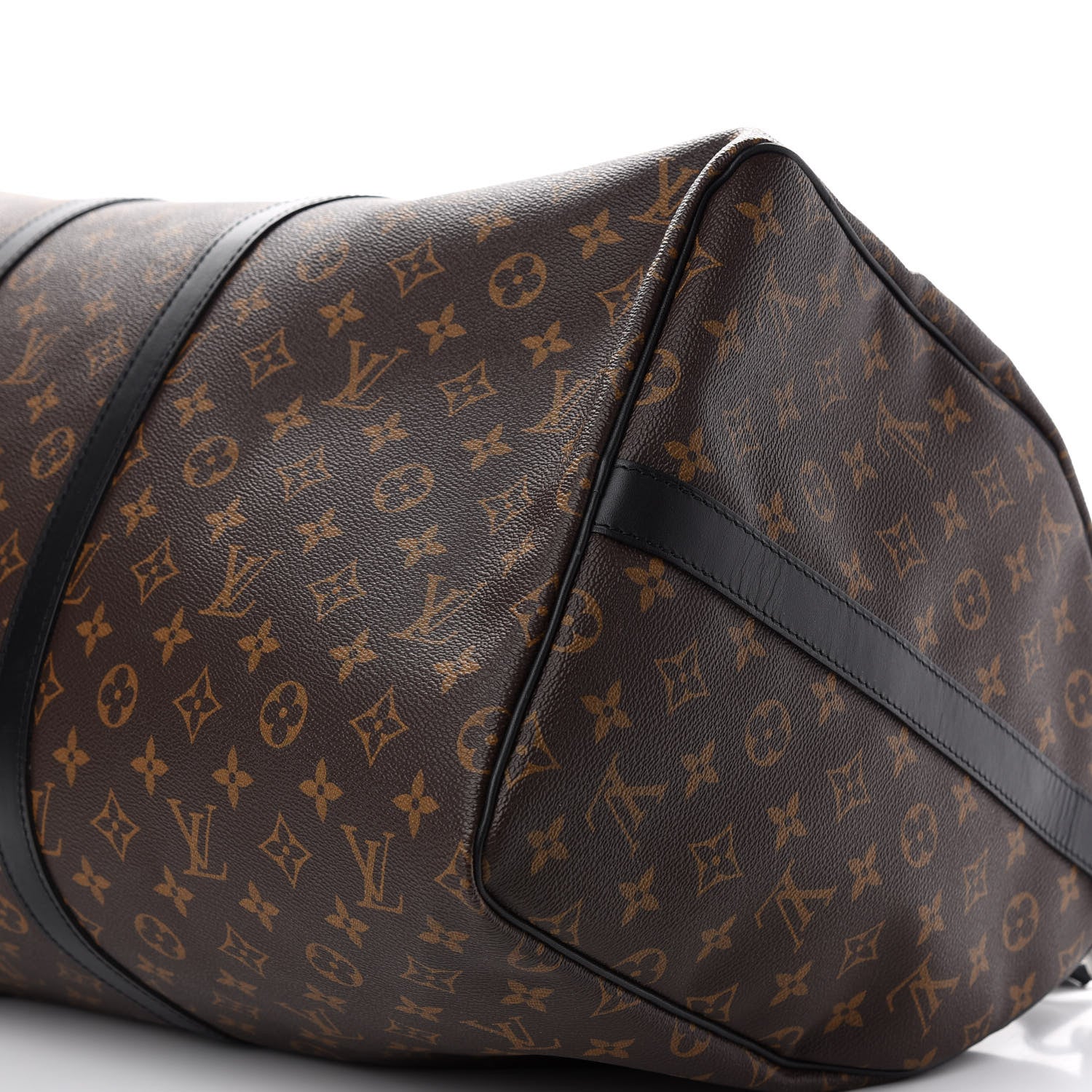 Louis Vuitton Monogram Macassar Keepall Bandouliere 55 9 of 9