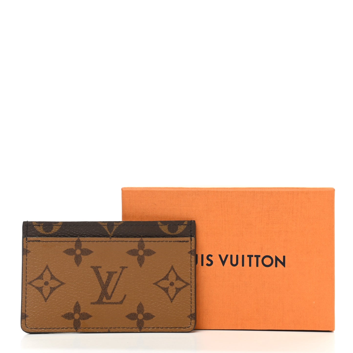 Reverse Monogram Card Holder