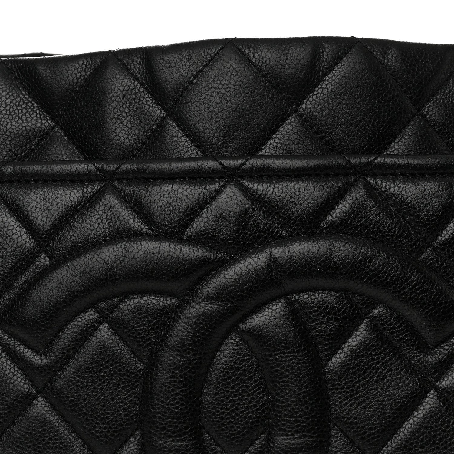 Chanel Caviar Quilted CC Timeless Soft Tote Black 8 of 10