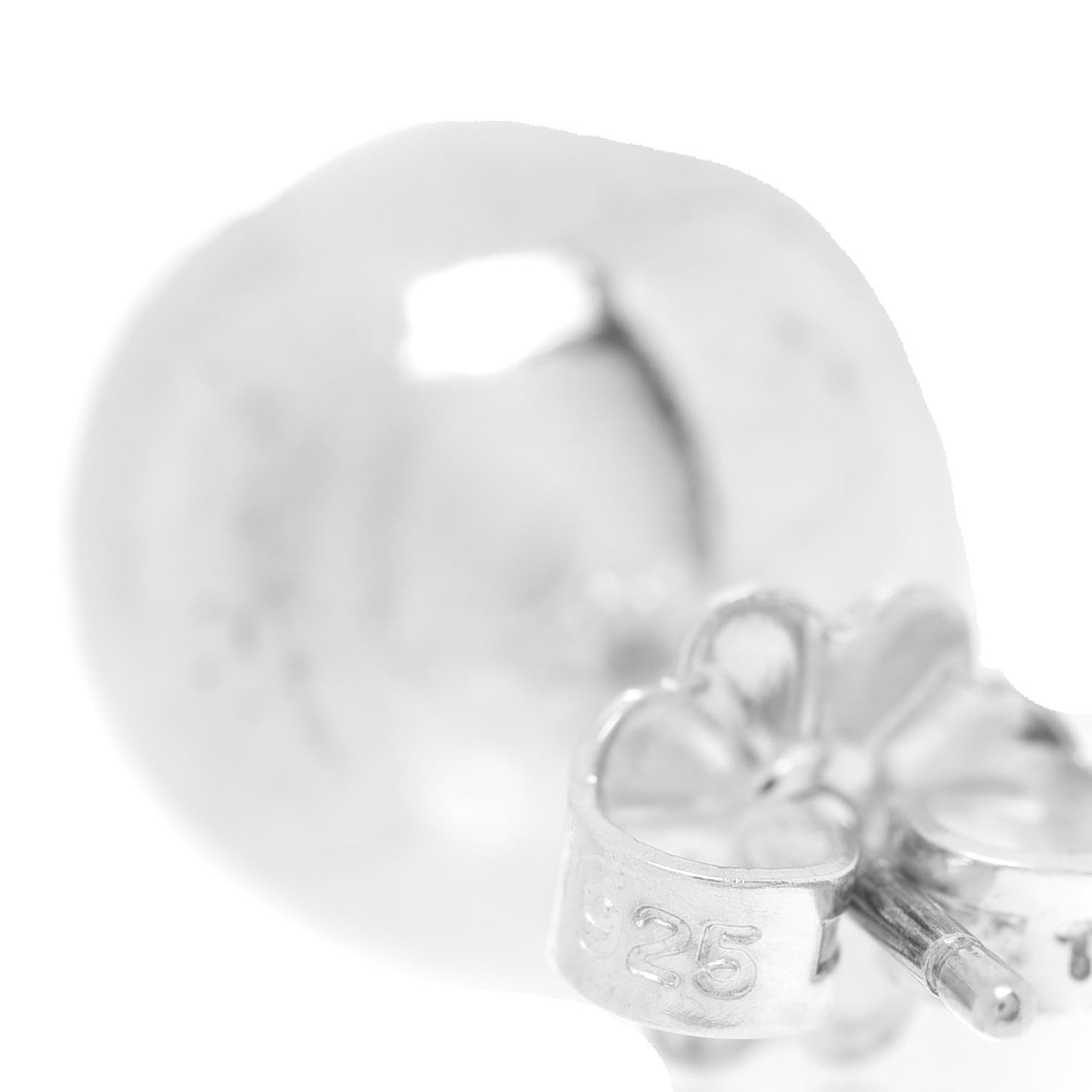 Sterling Silver 10mm HardWear Ball Earrings