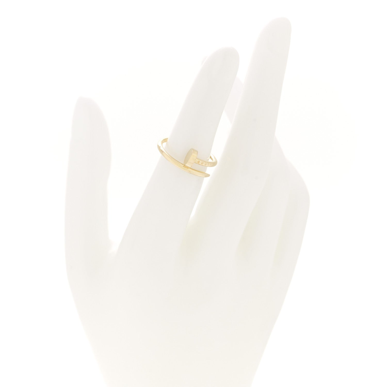 Cartier 18K Yellow Gold Small Juste Un Clou Ring 49 5 2 of 5