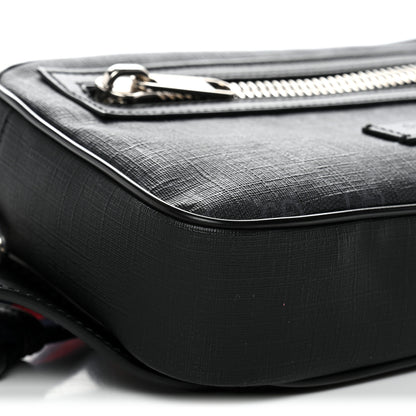 Gucci Soft GG Supreme Monogram Web Belt Bag Black Grey 9 of 10