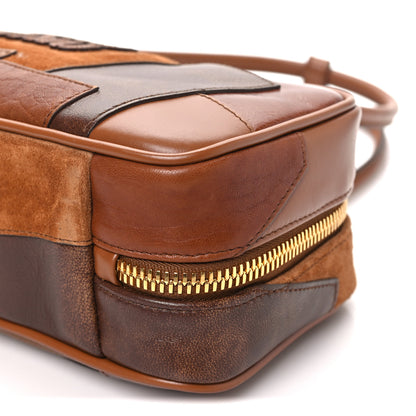 Miu Miu Nappa Patchwork Small Beau Top Handle Bag Cognac 9 of 9
