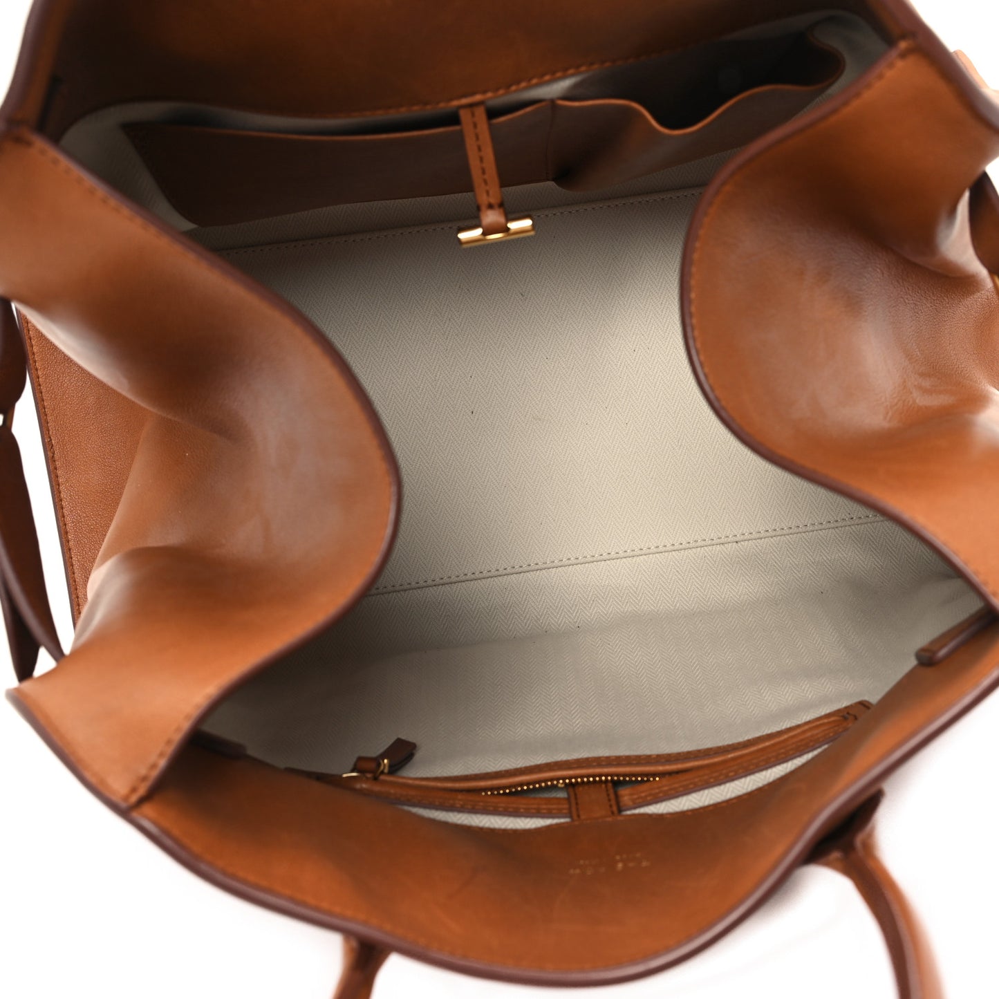 Polished Saddle Calfskin Soft Margaux 15 Cuir