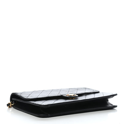 Chanel Lambskin Quilted Medium Single Flap Black 3 of 8