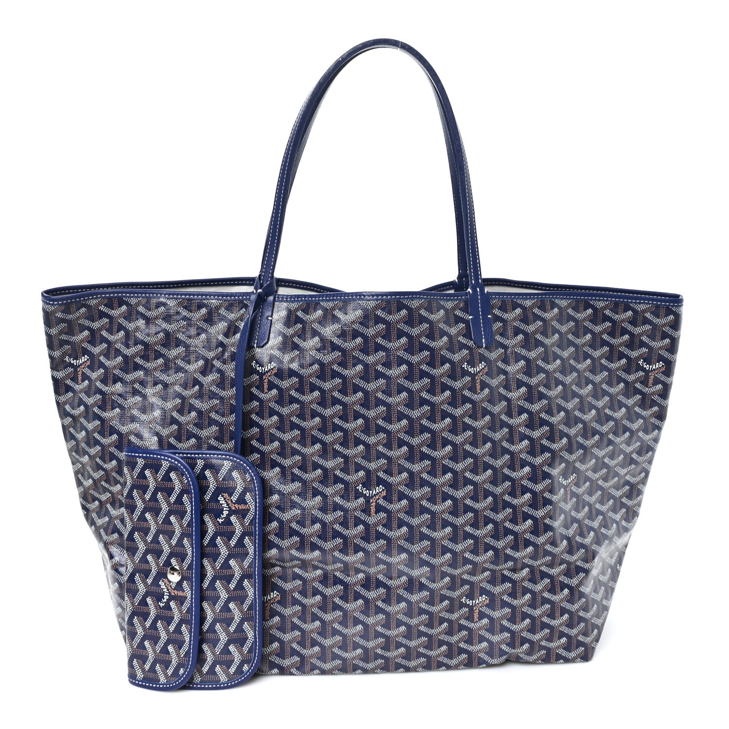 Goyard Goyardine Saint Louis GM Navy 3 of 12