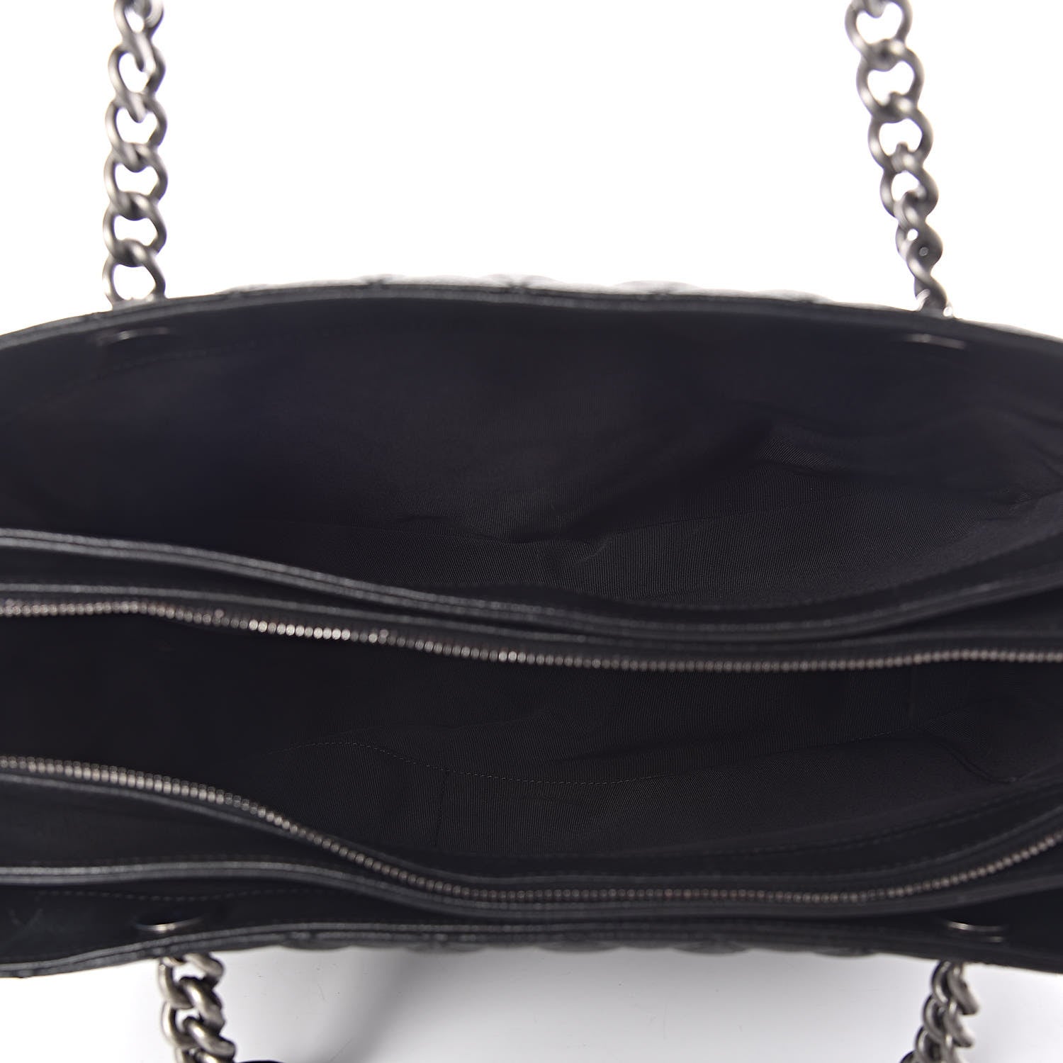 Chanel Caviar Quilted City Shopping Tote Black 5 of 10
