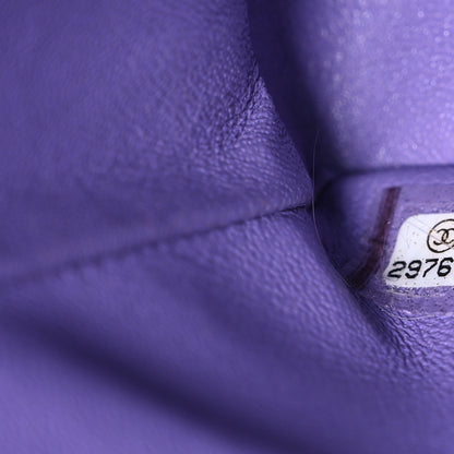 Chanel Caviar Quilted Small Double Flap Purple 6 of 10