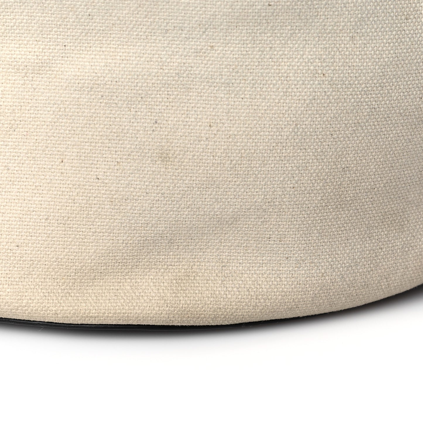 Canvas Large Bucket Bag Black White