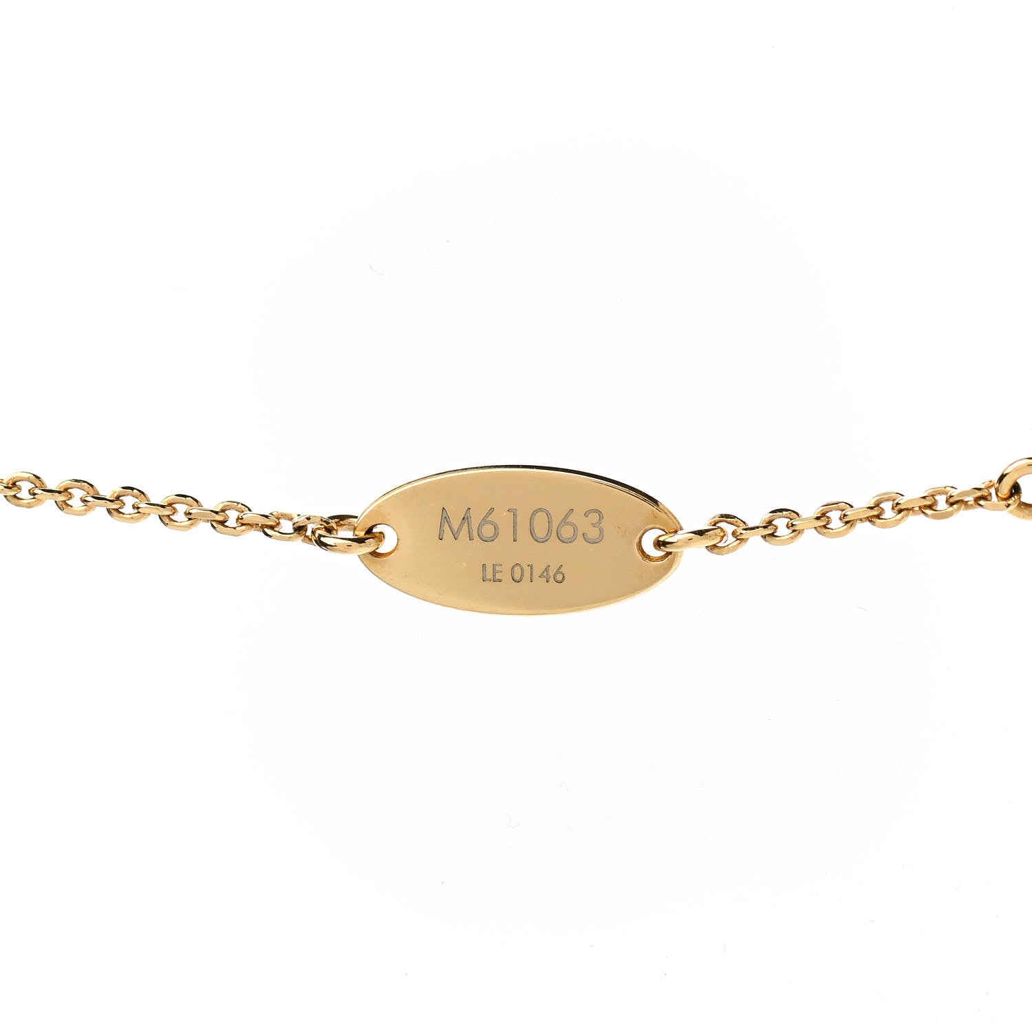 Louis Vuitton LV And Me Letter H Necklace Gold 5 of 8