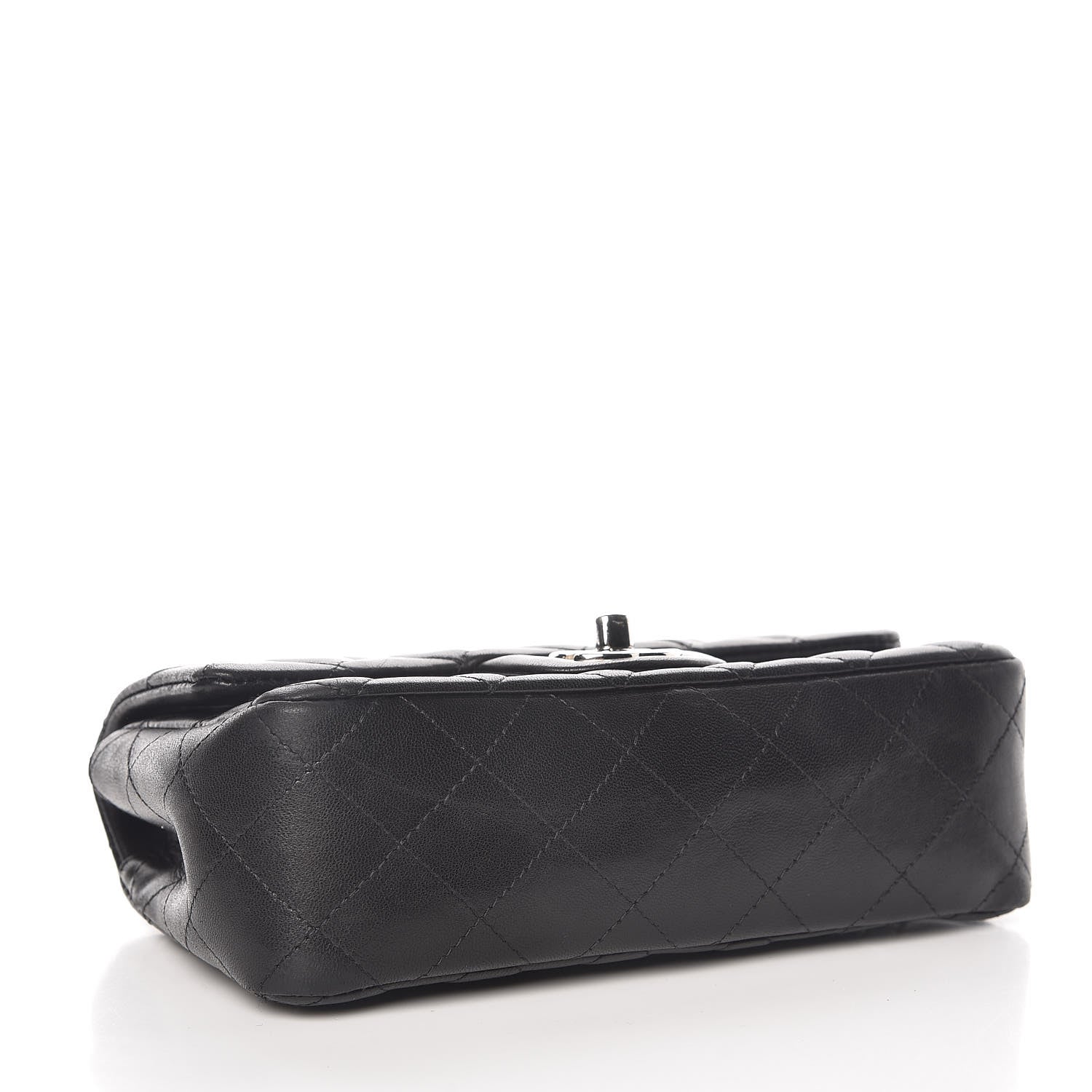 Chanel Lambskin Quilted Mini Rectangular Flap Black 4 of 9
