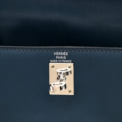 Hermes Swift Kelly Danse II Belt Bag Deep Blue 6 of 8