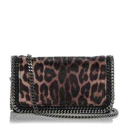 Stella McCartney Faux Calf Hair Falabella Crossbody Bag Leopard 1 of 6