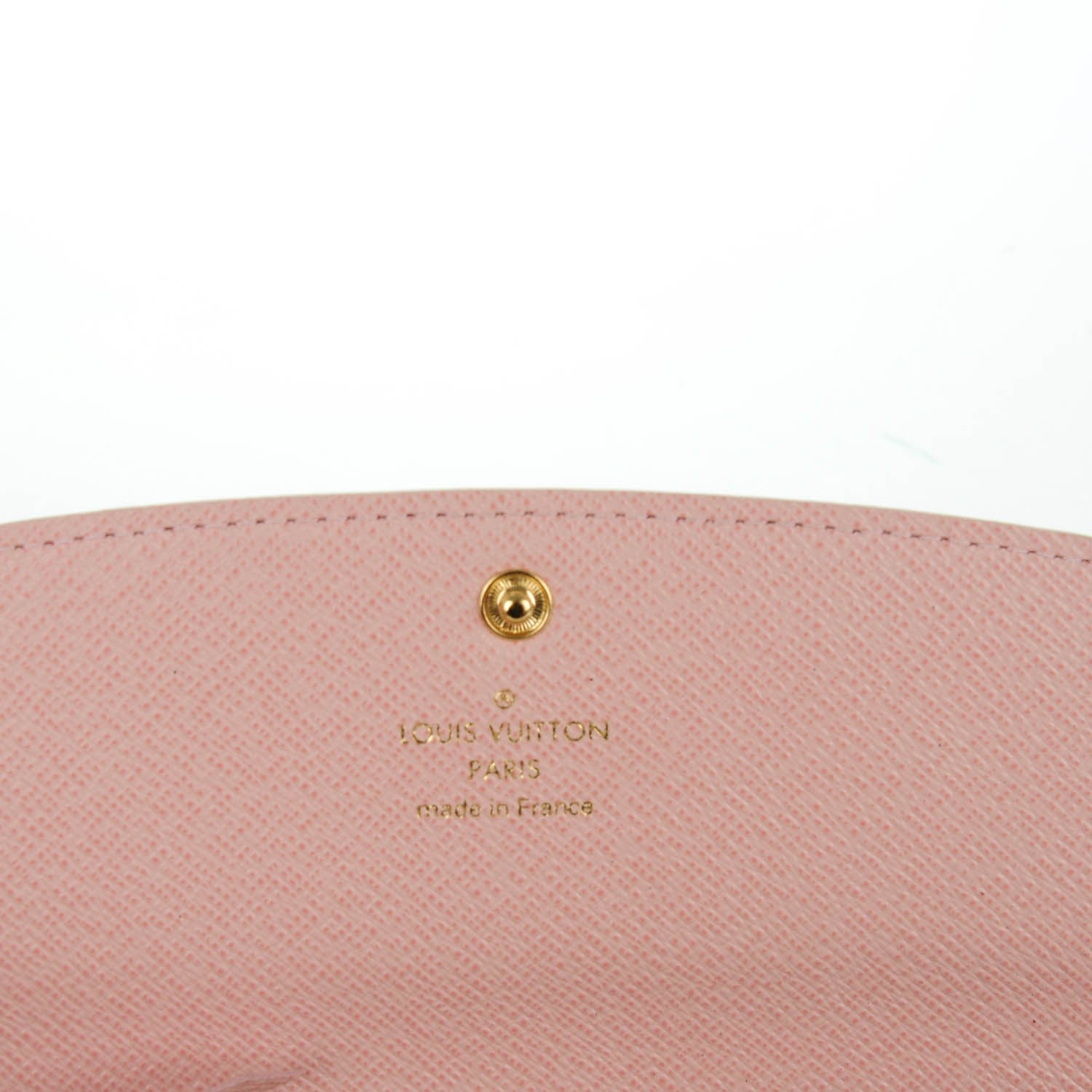 Louis Vuitton Damier Azur Emilie Wallet Rose Ballerine 5 of 8