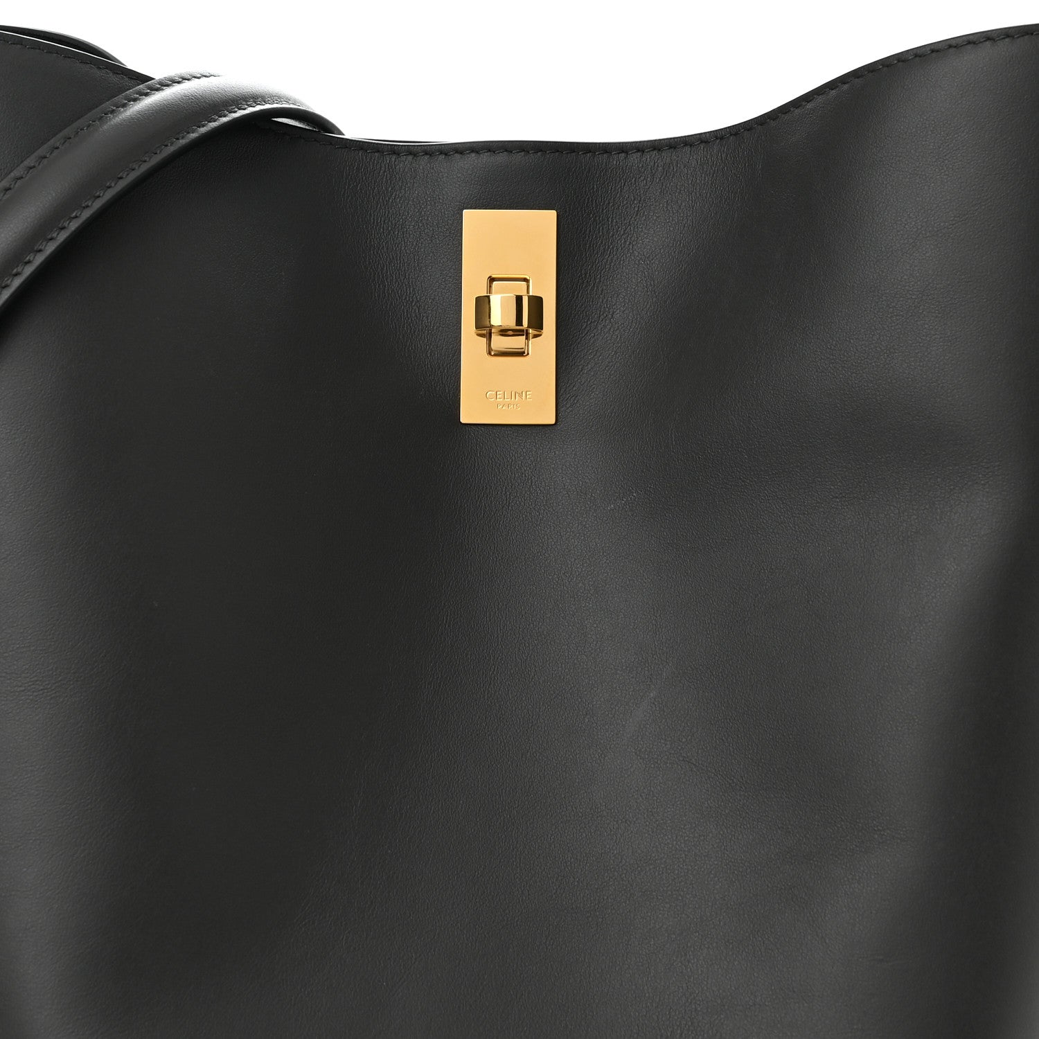 Celine Smooth Calfskin Bucket 16 Bag Anthracite 9 of 11