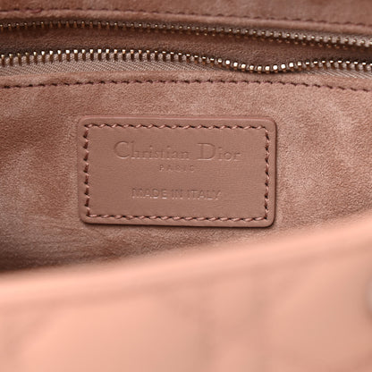 Christian Dior Ultra Matte Calfskin Cannage Medium Lady Dior Beige 6 of 11
