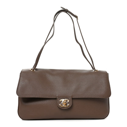 Chanel Grained Calfskin Small Souplissimo Maxi Flap Light Brown 1 of 11