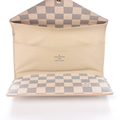Louis Vuitton Damier Azur Josephine Wallet 5 of 16