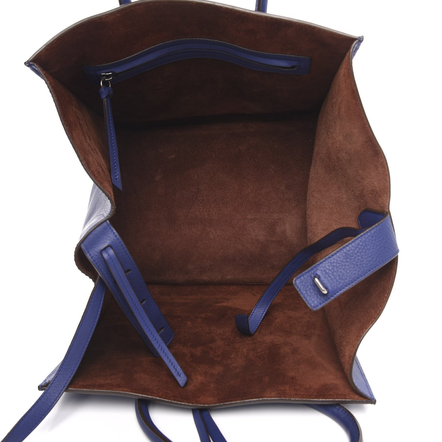 Supple Calfskin Medium Phantom Luggage Indigo