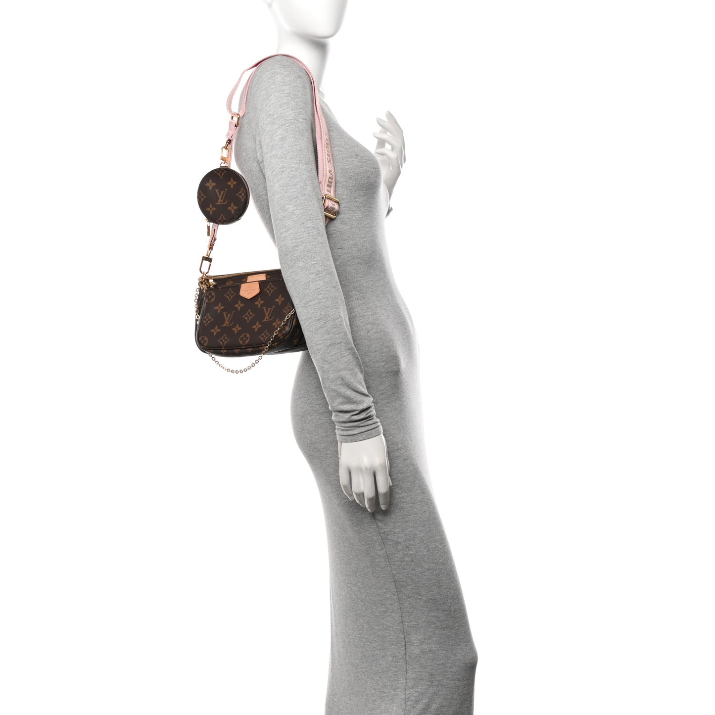 Monogram Multi Pochette Accessories Rose Clair