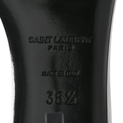 Saint Laurent Patent Calfskin Opyum 85 Sandals 38.5 Black 6 of 9