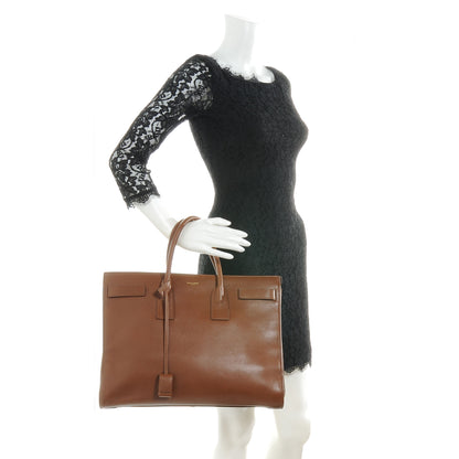 Saint Laurent Leather Large Sac de Jour Havana 2 of 7