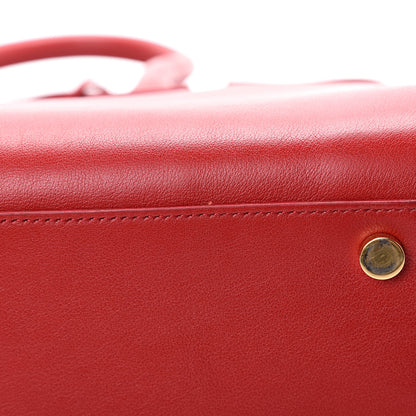 Saint Laurent Calfskin Small Sac De Jour Lipstick Red 13 of 13