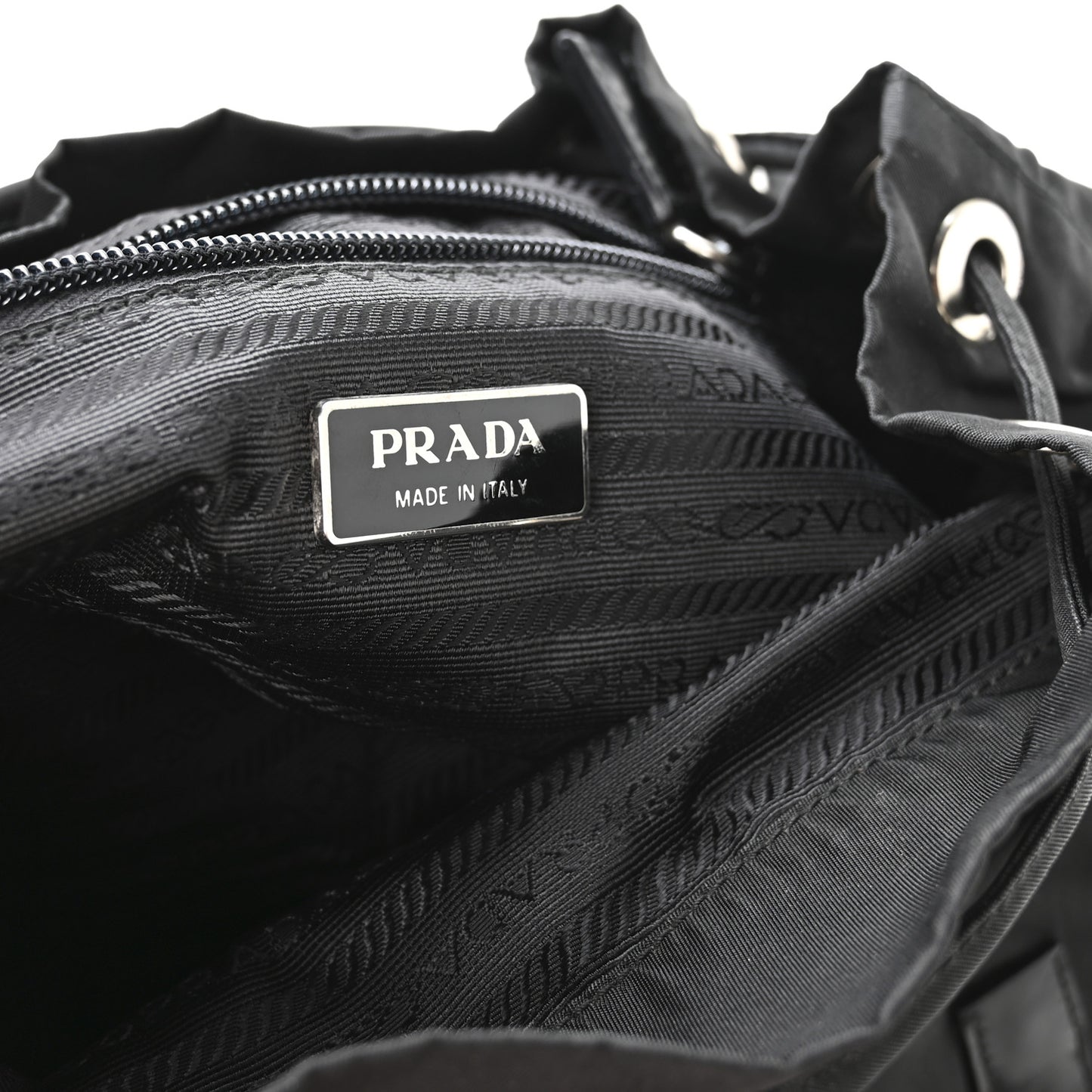 Tessuto Nylon Vela Small Backpack Black
