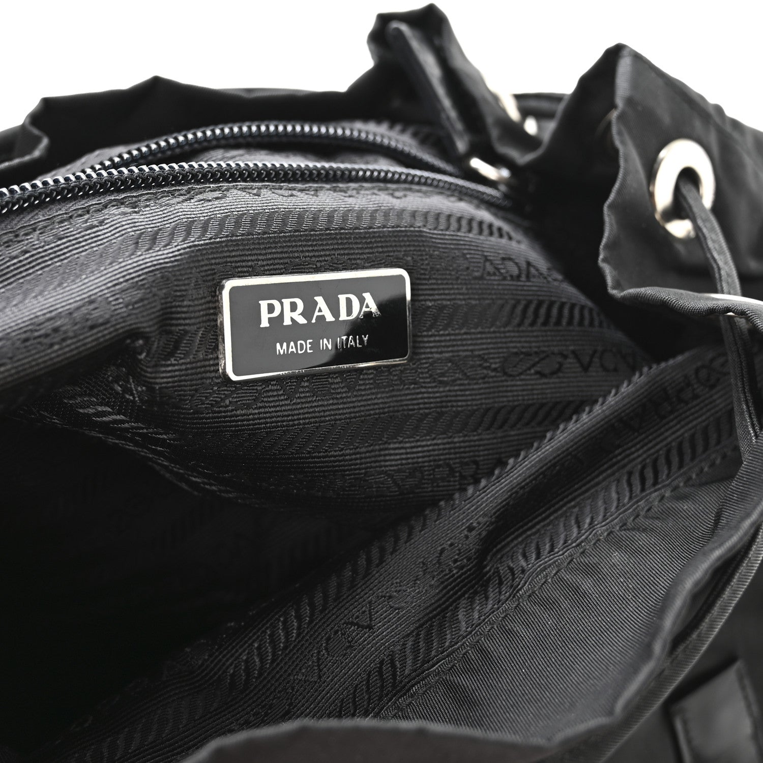 Prada Tessuto Nylon Vela Small Backpack Black 6 of 10