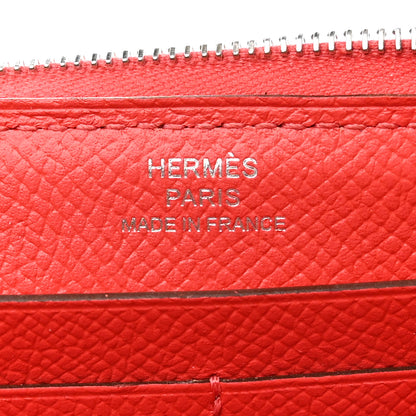 Hermes Epsom Lucky Wrist Azap Wallet Tomate 7 of 8