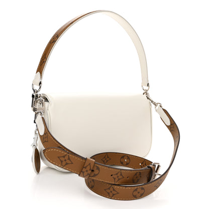 Louis Vuitton Calfskin Reverse Monogram Swing White 3 of 10