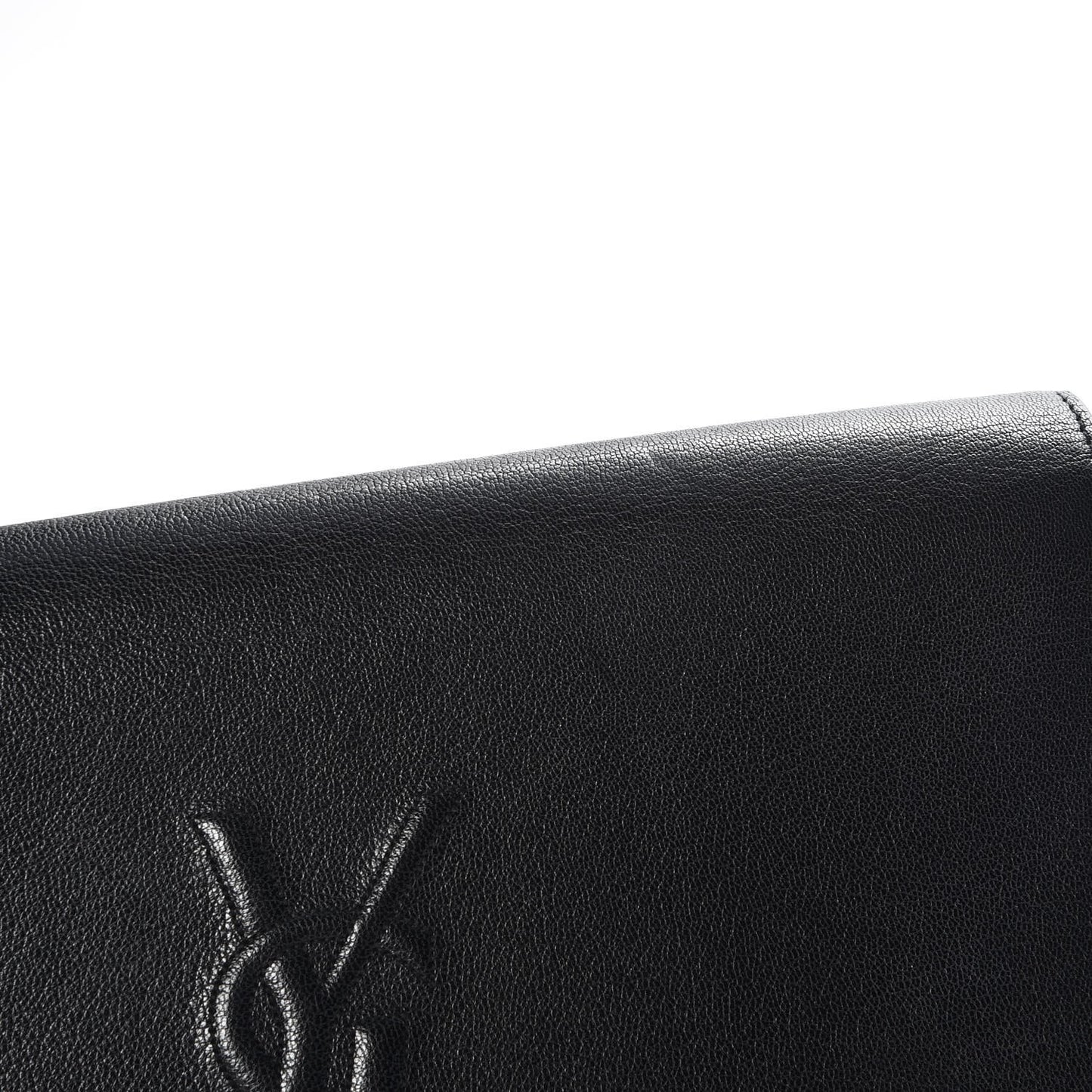 Goatskin Monogram Large Belle De Jour Clutch Black