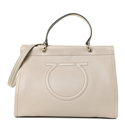 Salvatore Ferragamo Grained Calfskin Medium Meera Tote Peony 1 of 11