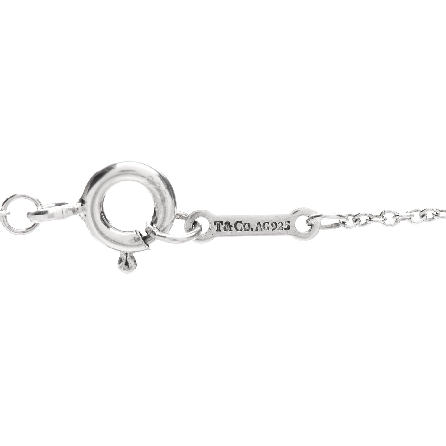 Sterling Silver Small Paloma Picasso Loving Heart Pendant Necklace