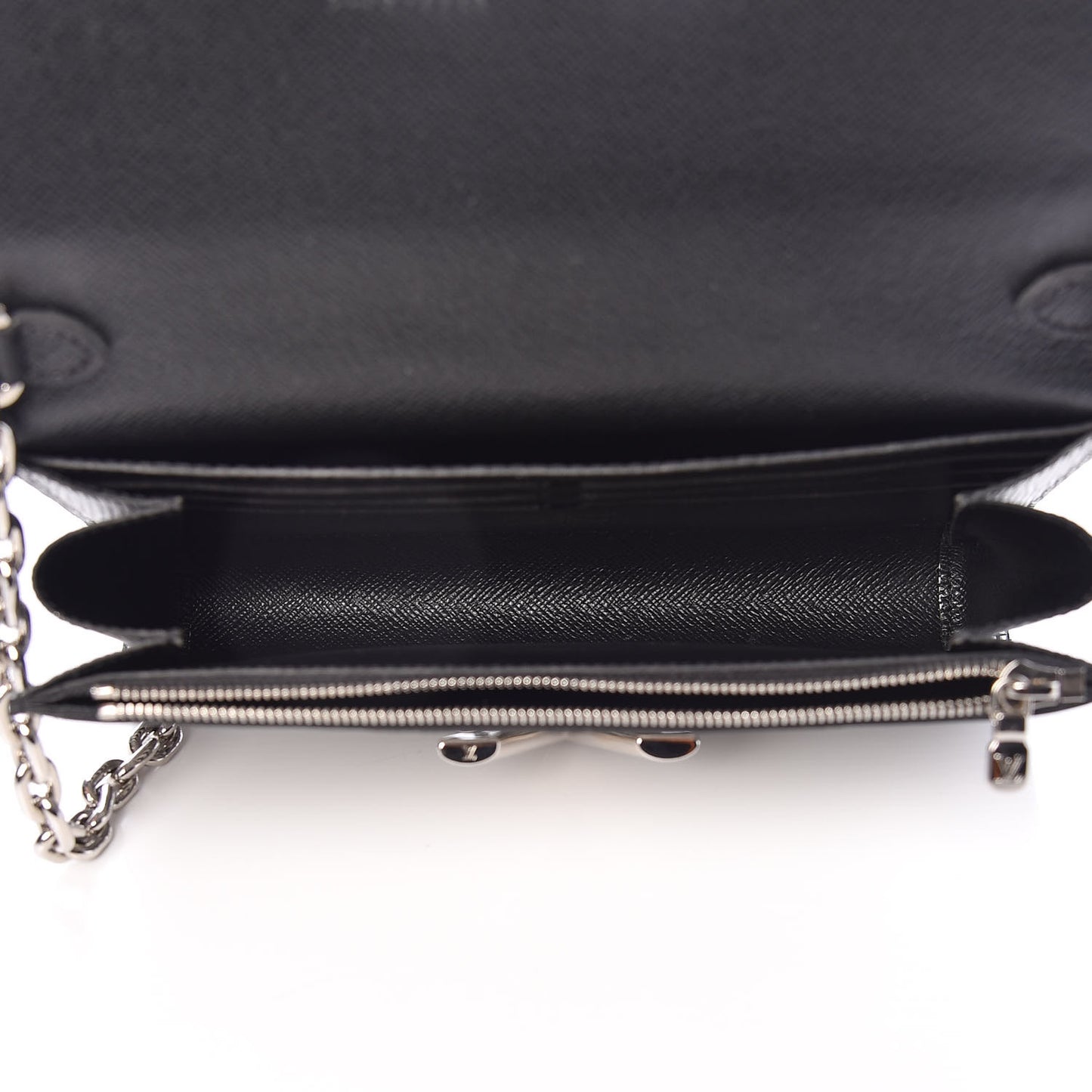 Epi Twist Chain Wallet Metal