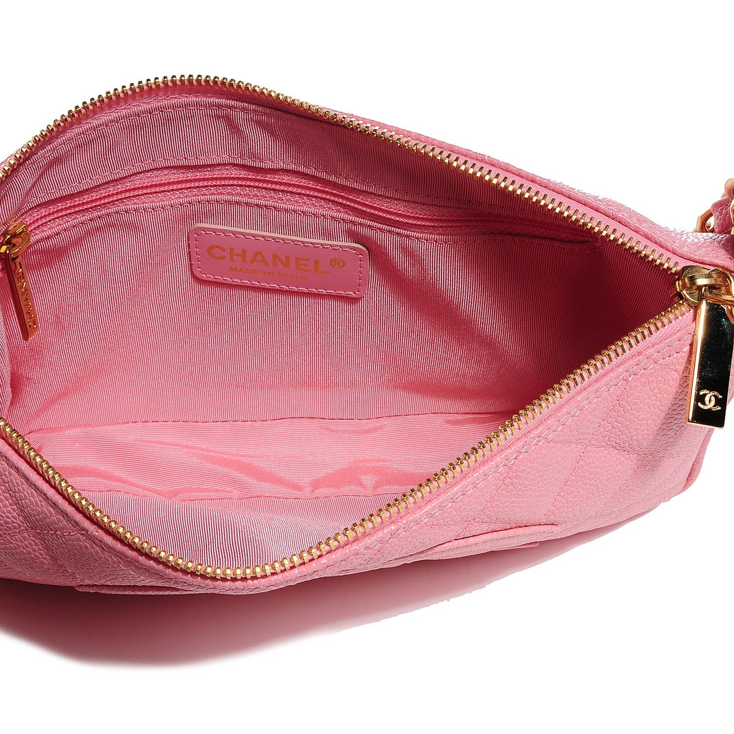 Caviar Quilted Shoulder Bag Pink