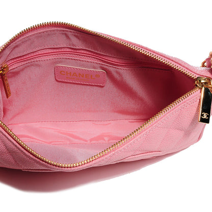 Chanel Caviar Quilted Shoulder Bag Pink 7 of 7